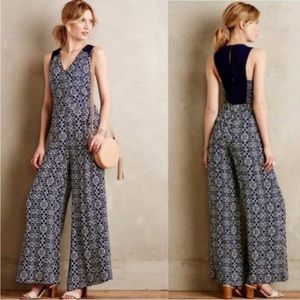 Anthropologie Elevenses Jumpsuit Size 6